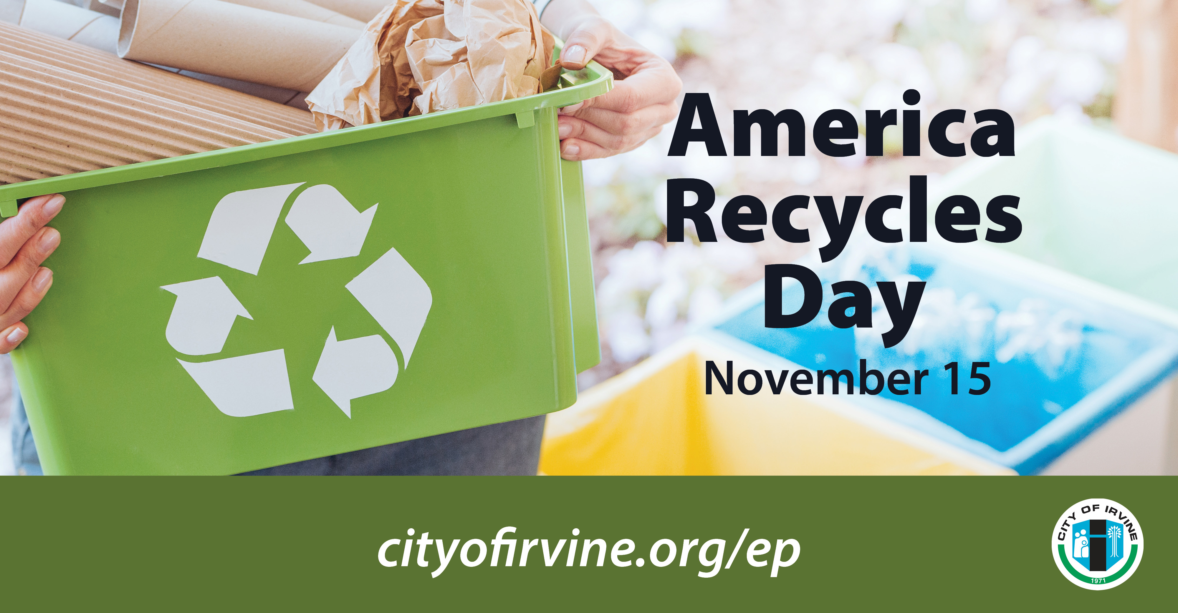 Celebrate America Recycles Day with the City of Irvine November 15